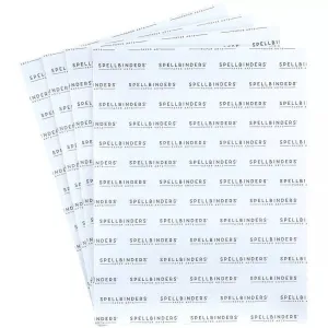 everyday Spellbinders White Double-Sided Adhesive Liner Sheets - 8.5X11 - 4 Pack