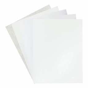 Spellbinders Antique White Assortment Treasured Cardstock 8-1/2" X 11" - 15 Pack compact muted