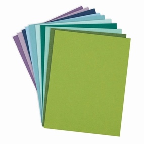 Spellbinders Cool Assortment Colorwheel Cardstock 8.5"X11" - 20 Sheets tall