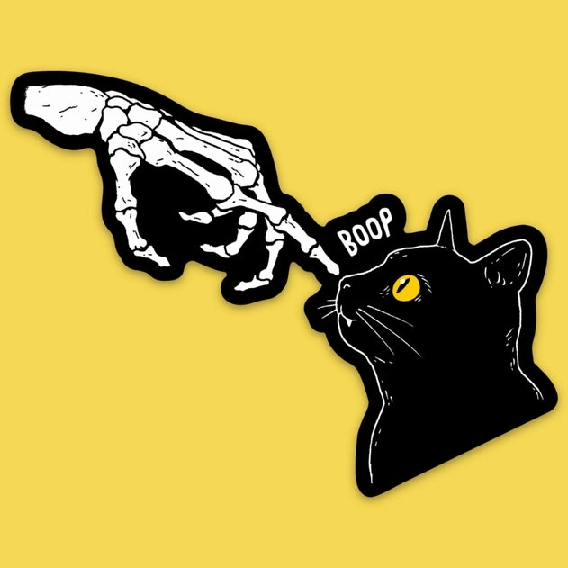 Spooky Boop Vinyl Sticker soft top