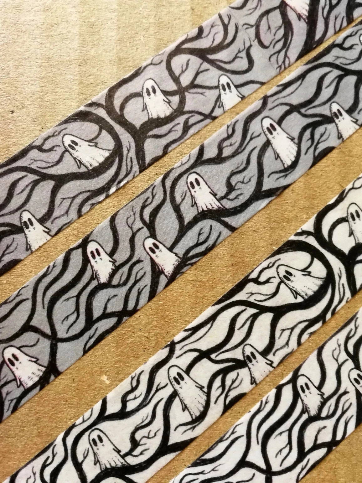 Spooky Branches Washi Tape -Gray superior metallic