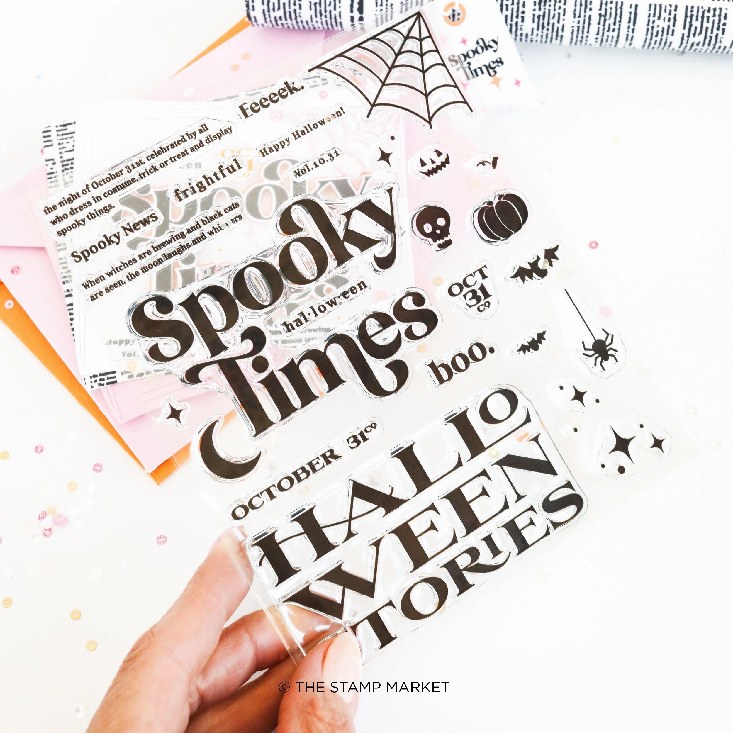 warm Spooky Times Stamp