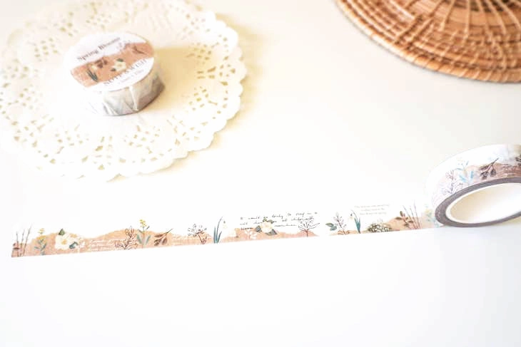 tall Spring Blooms Washi Tape