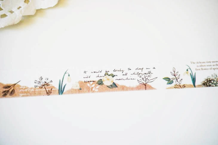 Spring Blooms Washi Tape neutral