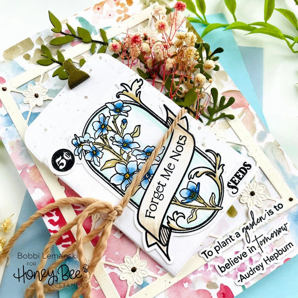 durable trendy Spring Seeds - 6X8 Stamp Set