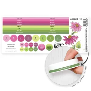 Round Ink Pads & Blending Brushes Label Set - Whispering Woodland, Bubblegum Dreams alloy waterproof