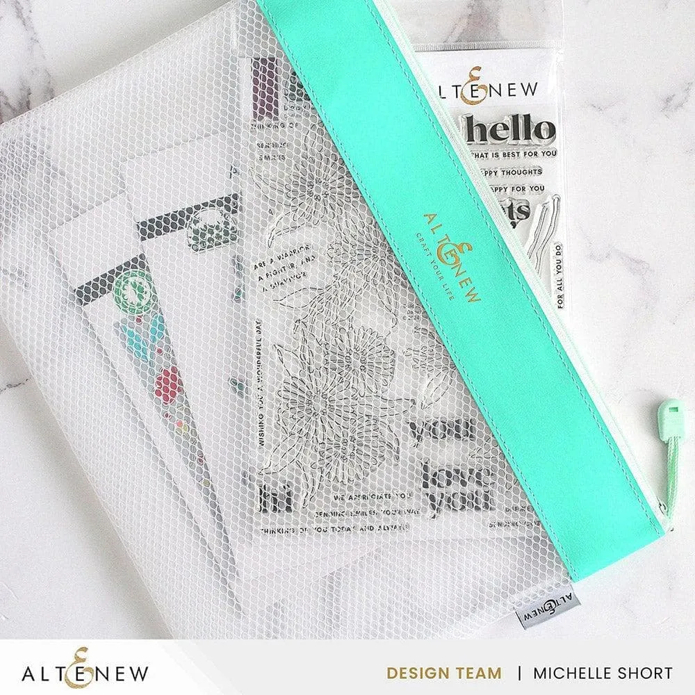 Teal Zip 'N' Stash Pouches Bundle (6 Pcs) eco refillable
