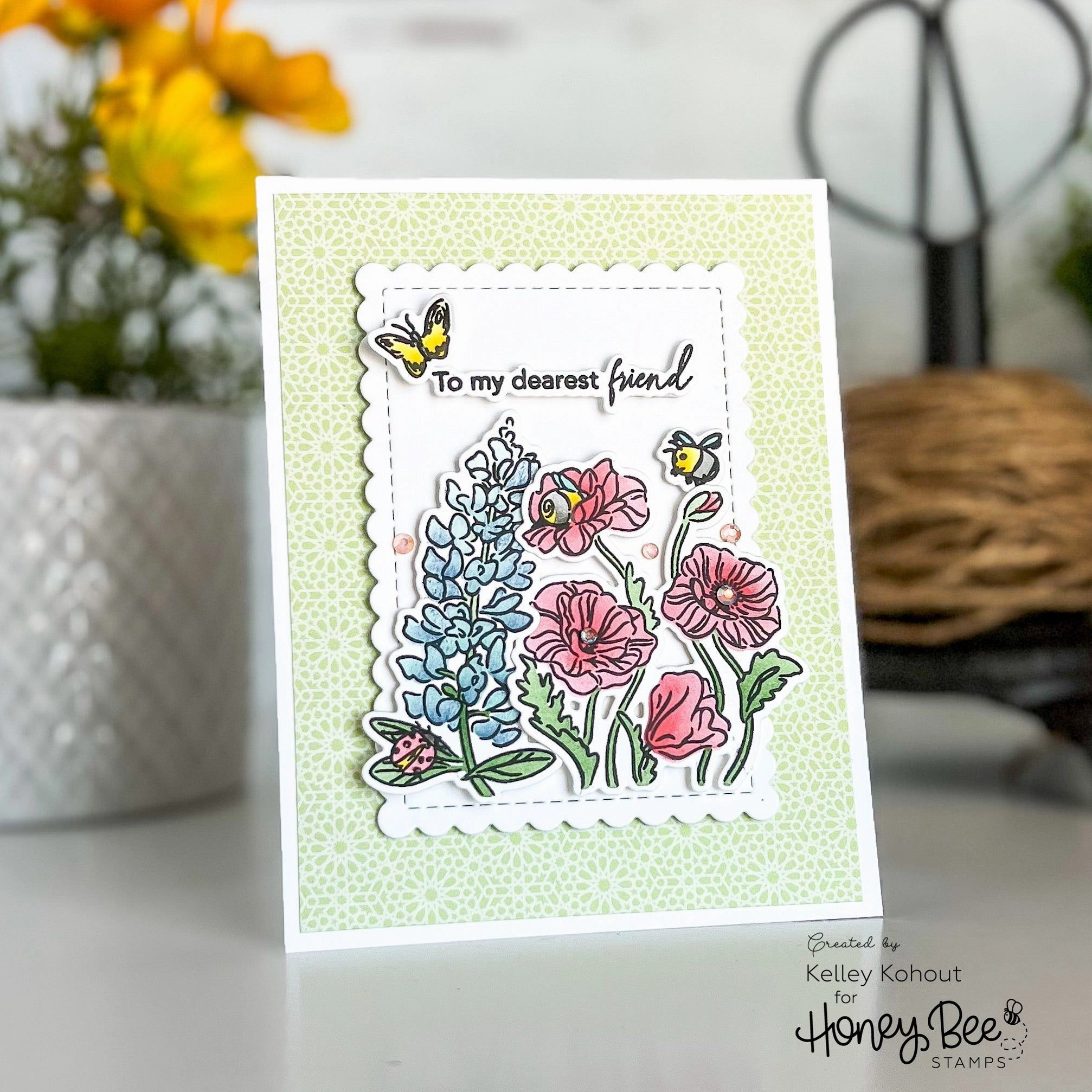 flexible Bees & Bonnets - 5X6 Stamp Set