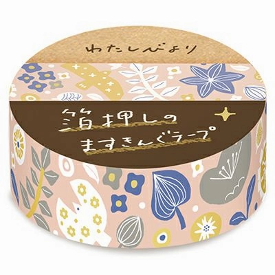 finest glossy Bird & Flower Foiled Washi Tape