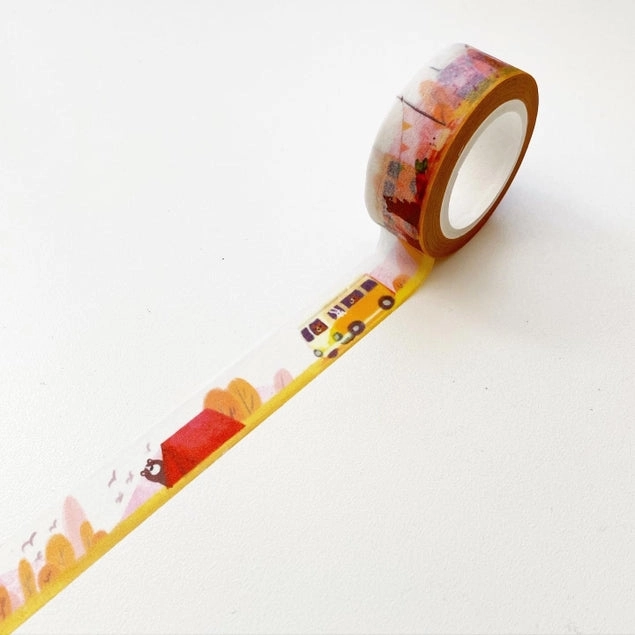 seasonal Camping Van Washi Tape