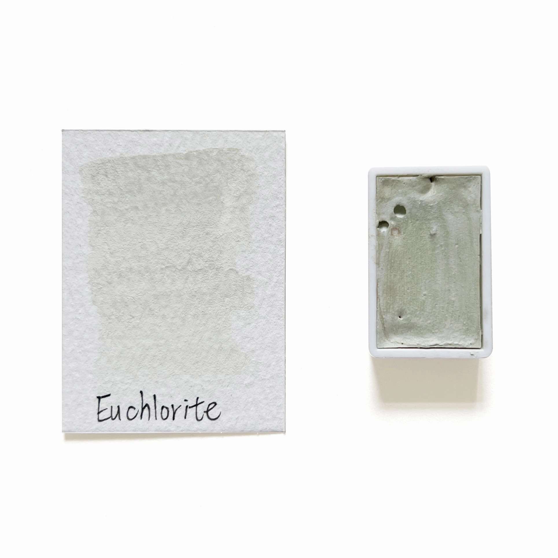 Euchlorite (Mineral) - Artist Grade Handmade Honey Based Watercolor Paint Full Pan 3.2Ml bundle
