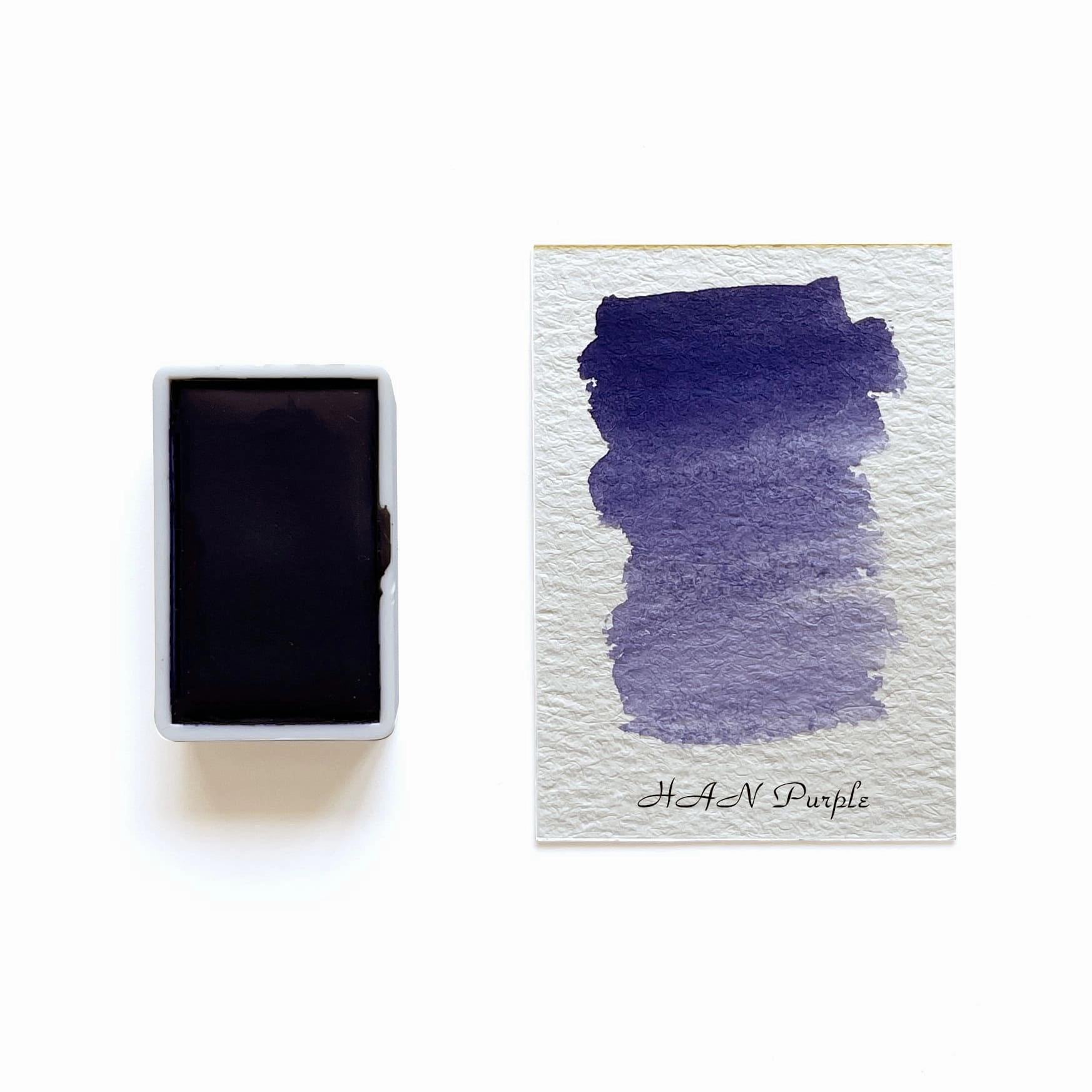 Han Purple - Artist Grade Handmade Honey Based Watercolor Paint Full Pan 3.2Ml bulk