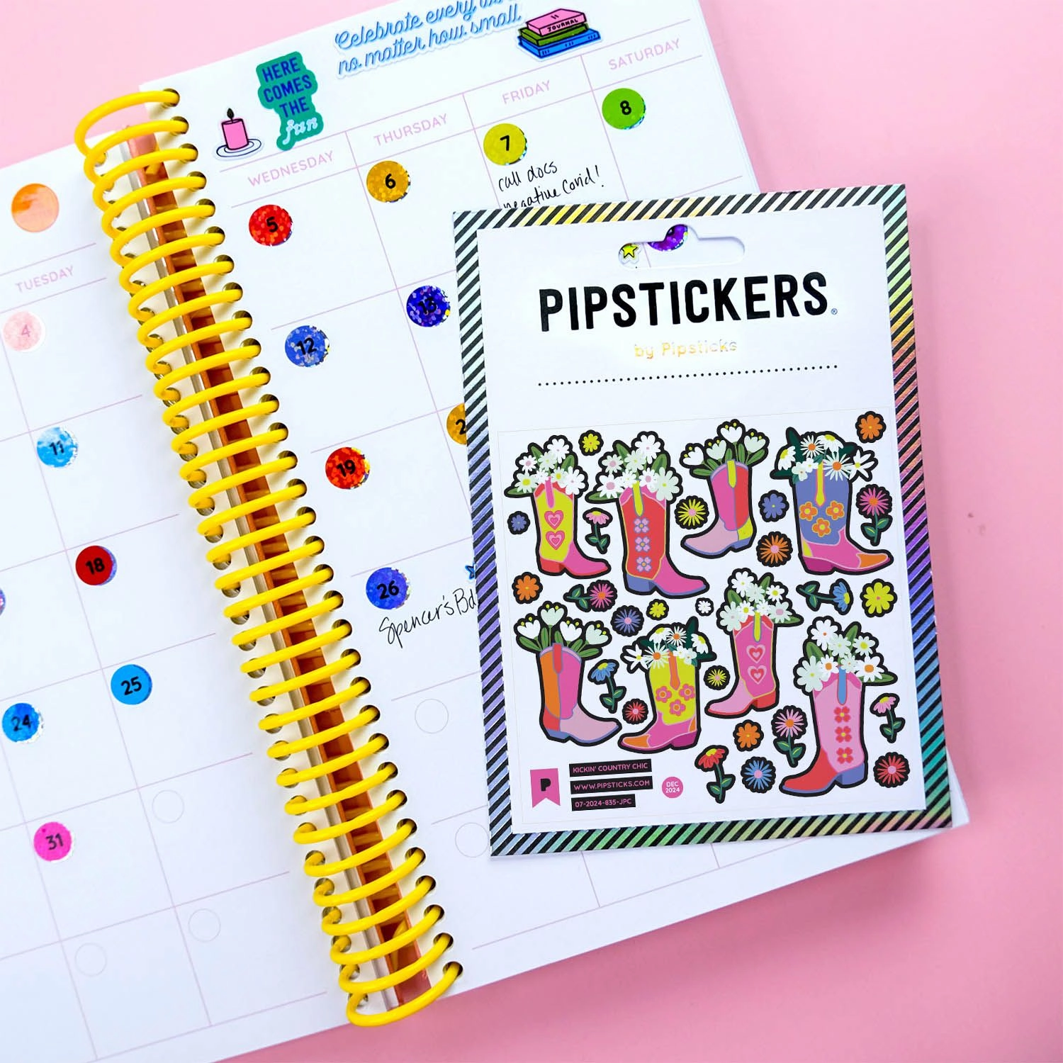 modern elegant Kickin' Country Chic Stickers