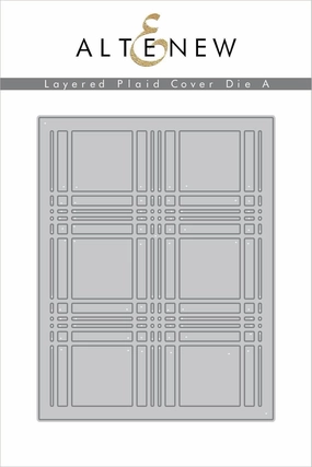 Layered Plaid Cover Die A collapsible