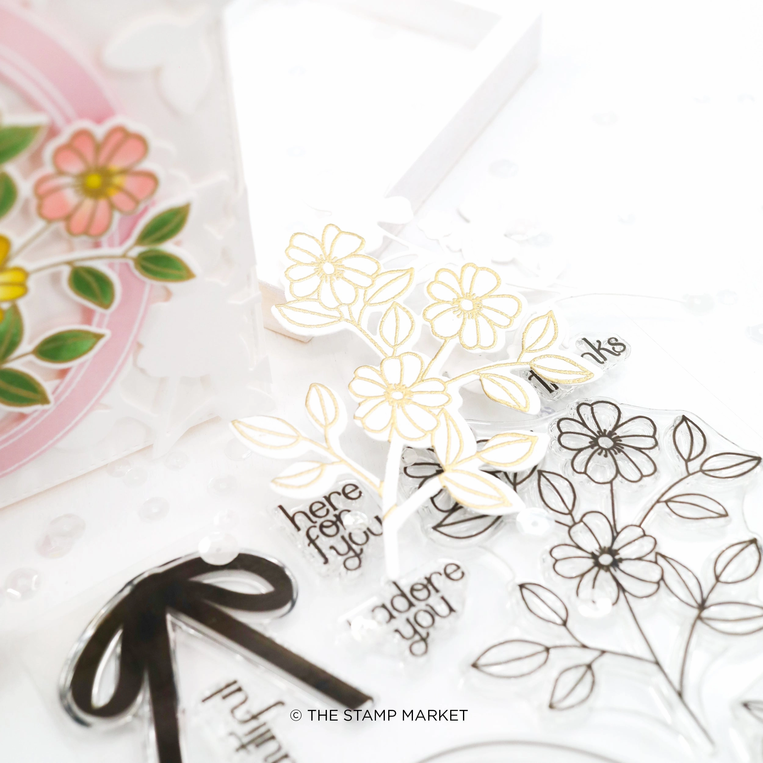 Petal Portrait Stamp Set metal