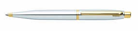 Sheaffer Vfm Silver With Gold Trim Ballpoint Pen tall