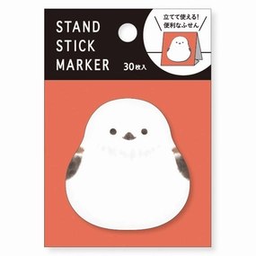 soft Shimaenaga Bird Sticky Notes