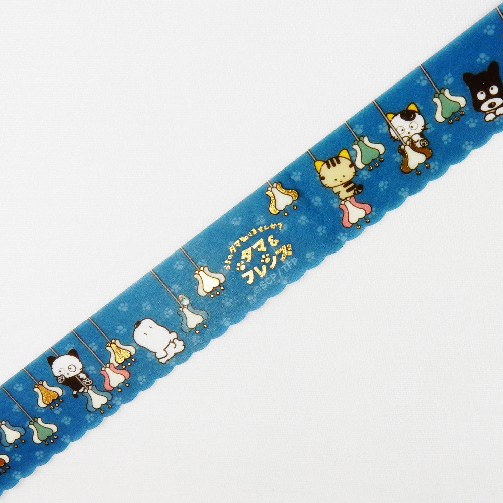 Tama & Friends Retro Cafe Washi Tape metal