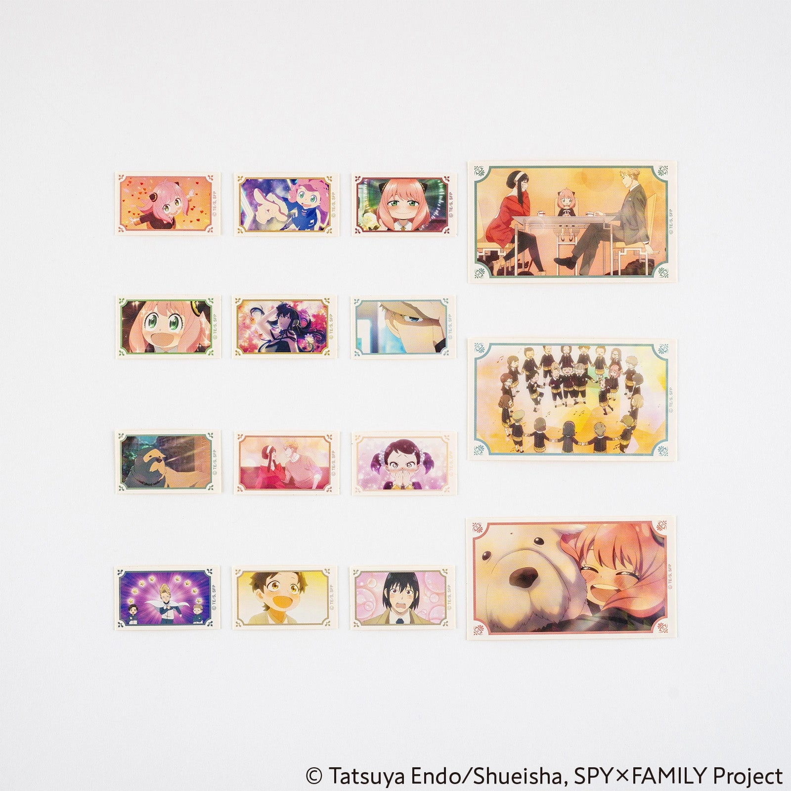 new Spy X Family Sparkling Sticker Set