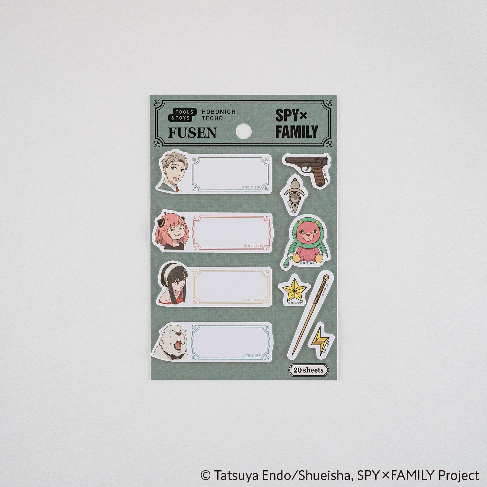 round finest Spy X Family Sticky Notes
