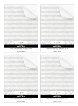 automatic 40 Double-Sided Adhesive Sheets Unlimited Bundle (4 Sets Of 10 Sheets)