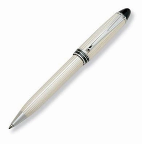 valuable Aurora Ipsilon Sterling Silver Ballpoint Pen