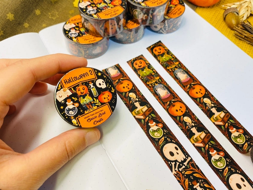 Halloween Washi Tape metallic vivid