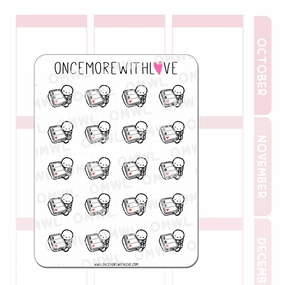metallic M1081 Blood Pressure Sticker Sheet