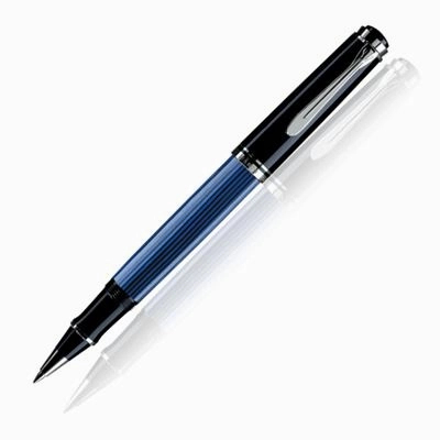deluxe mini Pelikan Souveran 805 Blue/Black Rollerball Pen