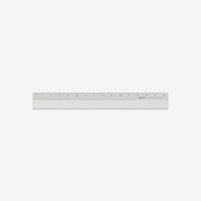 Ruler // Silver shiny locking