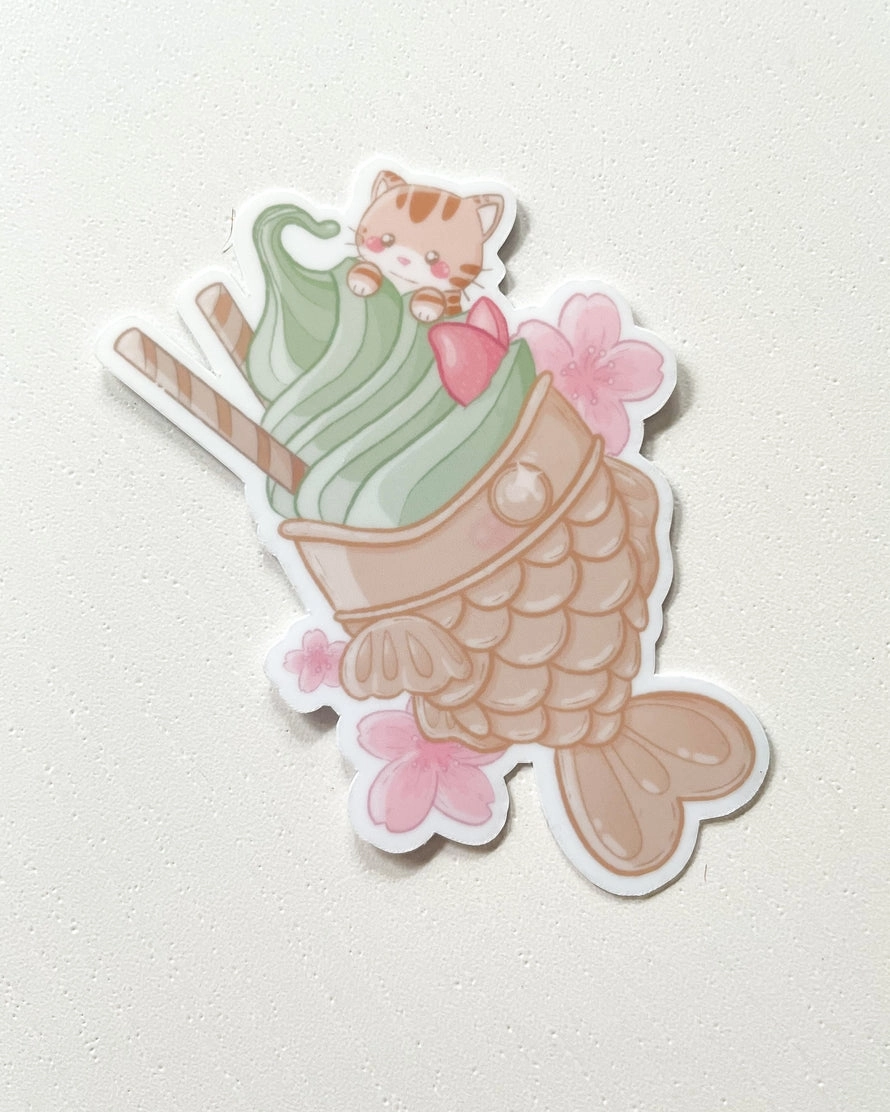 Taiyaki Waterproof Sticker classic