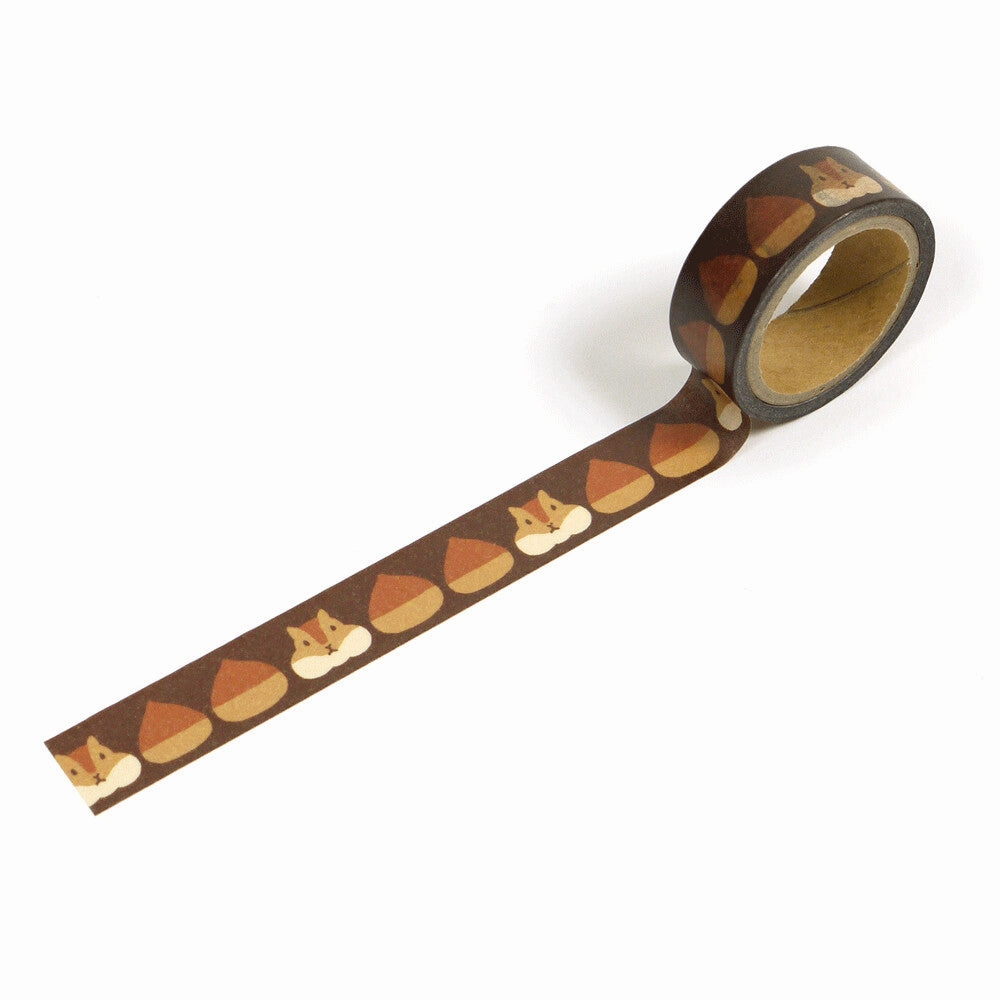 Squirrel Hide And Seek Washi Tape stackable special