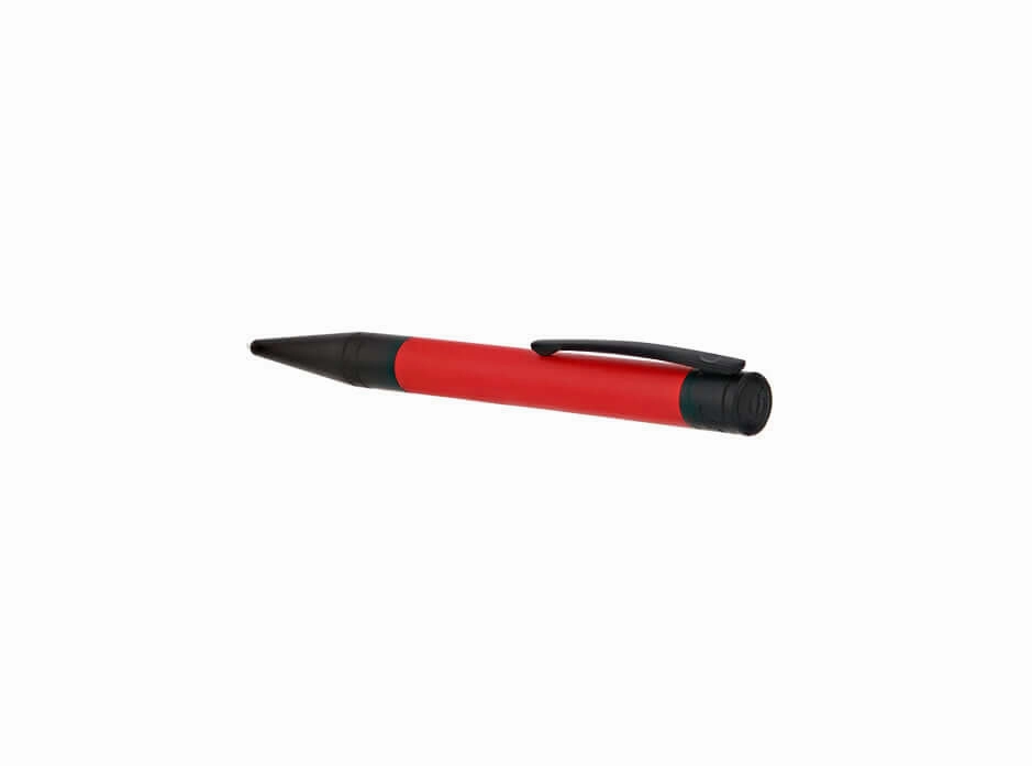 sleek St Dupont D-Initial Matte Red Ballpoint Pen