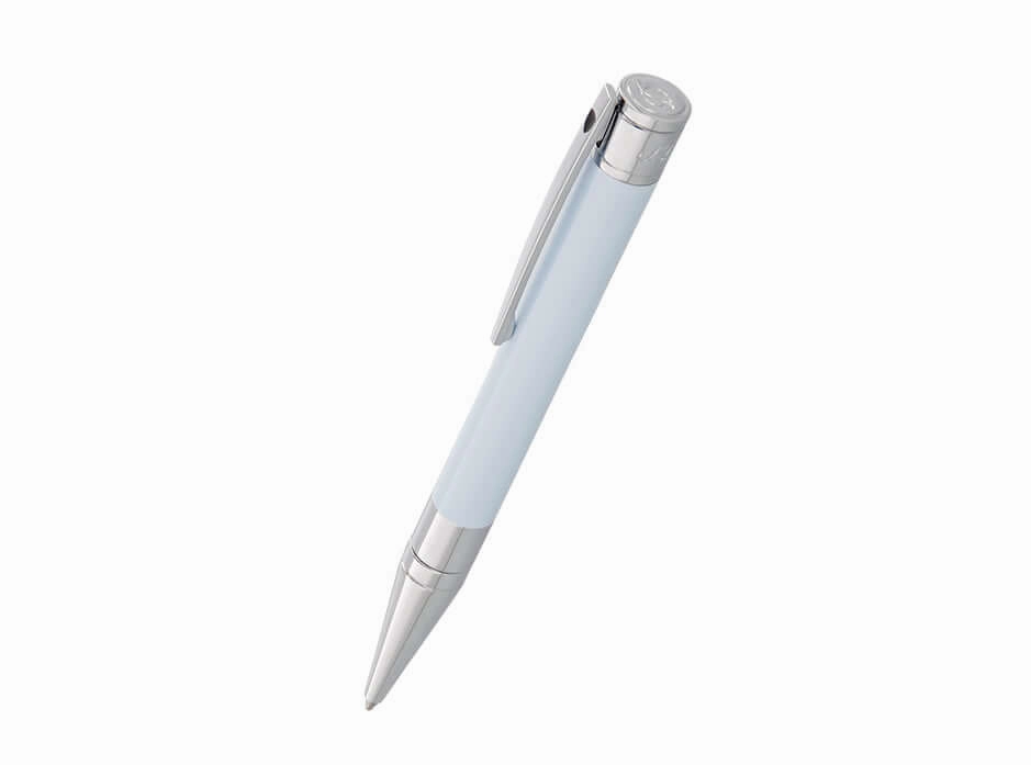 shockproof St Dupont D-Initial Pastel Blue Ballpoint Pen