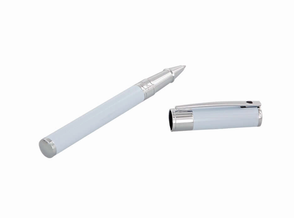 tall quickdry St Dupont D-Initial Pastel Blue Rollerball Pen