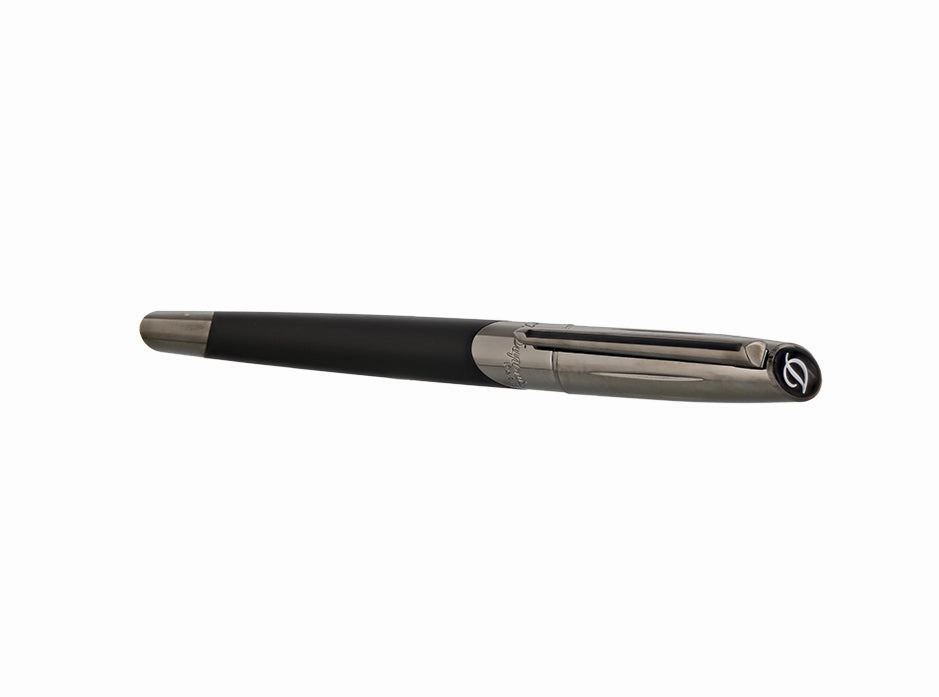 paper St Dupont Defi Millenium Matte Black & Gunmetal Rollerball Pen