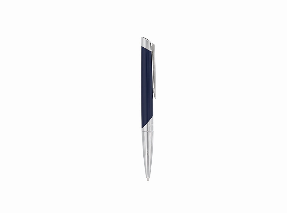 St Dupont Defi Millenium Navy Blue & Silver Ballpoint Pen professional premium