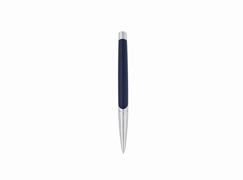 St Dupont Defi Millenium Navy Blue & Silver Ballpoint Pen essential