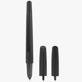 bronze St Dupont Defi Millenium Shiny Black & Matte Black Trim Fountain Pen