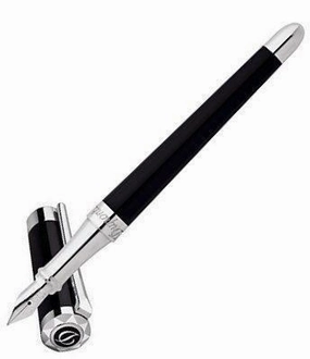 St Dupont Liberte Black Fountain Pen valuable classic