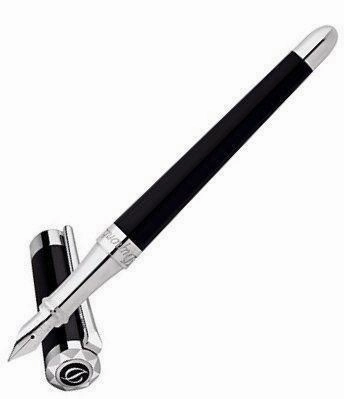 St Dupont Liberte Black Fountain Pen valuable classic