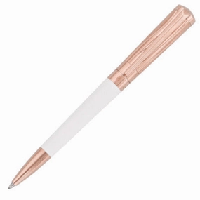 St Dupont Liberte Wave White And Pink Gold Ballpoint Pen portable classic