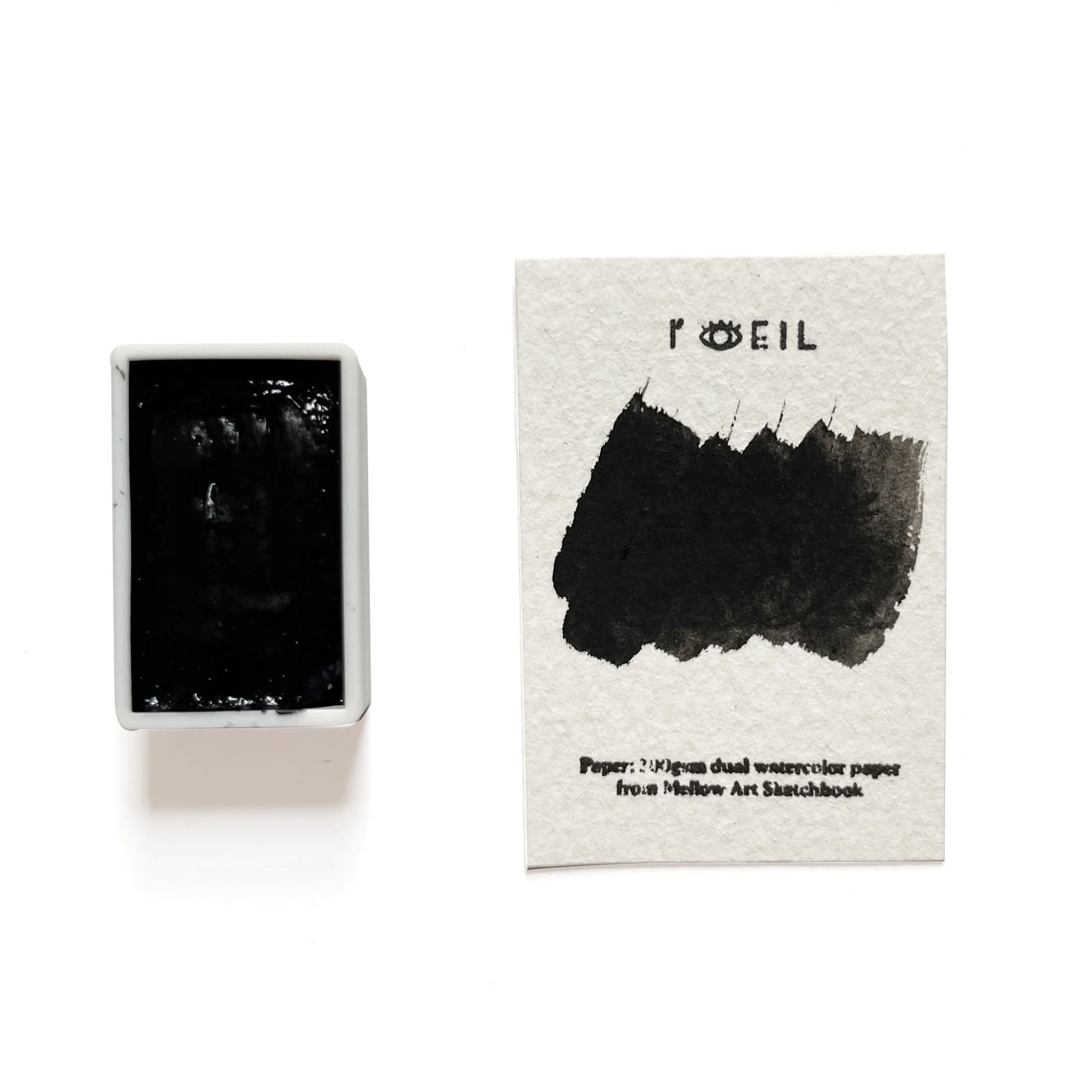 earthy antislip Mars Black Pbk7 - Artist Grade Handmade Honey Based Watercolor Paint Full Pan 3.2Ml