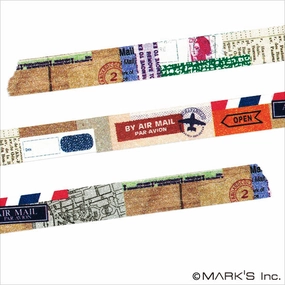 Airmail Washi Tape Scrap Deco Mast collapsible daily