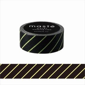 minimalist handy Black Stripe Washi Tape Maste