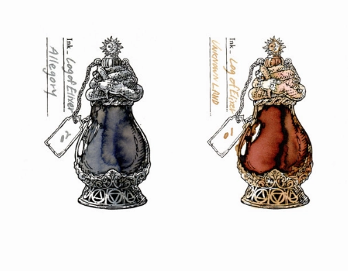retractable Dominant Industry Wood Stamp - A Log Of Elixir