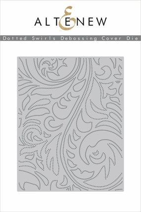 top Dotted Swirls Debossing Cover Die