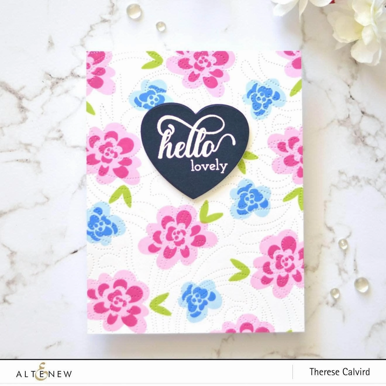 Dotted Swirls Debossing Cover Die round expandable