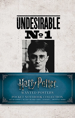 Harry Potter: Wanted Posters Pocket Notebook Collection (Set Of 3) small collectible