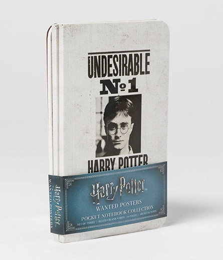 Harry Potter: Wanted Posters Pocket Notebook Collection (Set Of 3) exclusive square